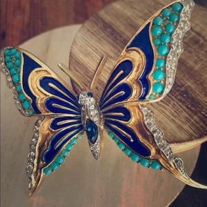 Vintage butterfly pin